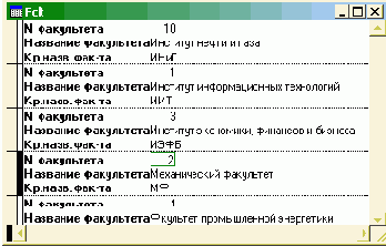 Использование стандартных режимов BROWSE и EDIT для работы с таблицами базы