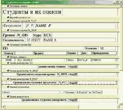Разработка отчетов
